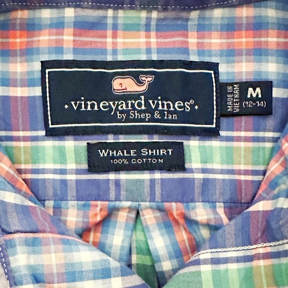 Vineyard Vines | Plaid Whale Shirt Button Down (M) 🐳 - Picture 4 of 4